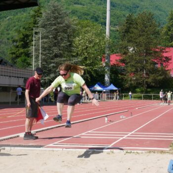 Saut en longueur Para Athlétisme Adapté