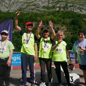 Remise de s récompenses Para Athlétisme Adapté