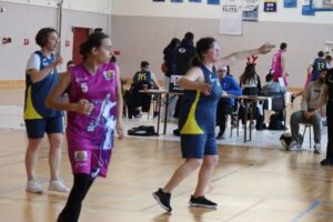 joueuses en plein match